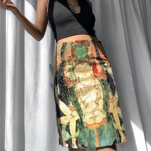 Vivienne Tam Buddha Skirt